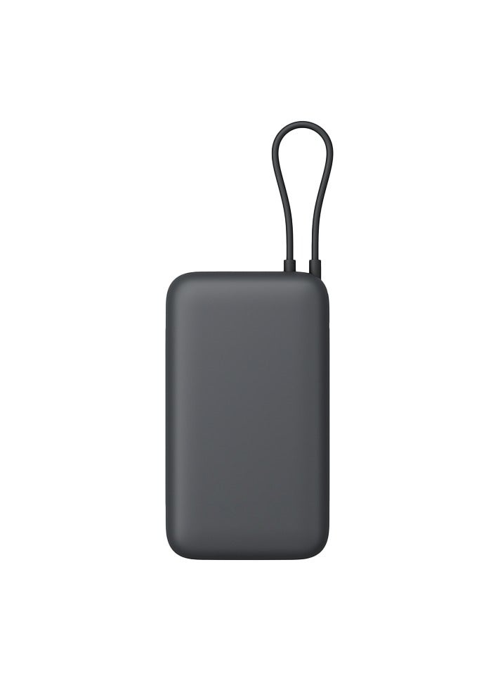 Xiaomi Power Bank Integrated Cable USB-C and USB Ports 20000mAh 22.5W BHR9740GL Gray - Image 3