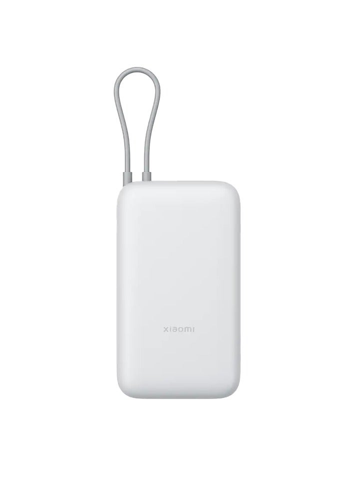 Xiaomi Power Bank Integrated Cable USB-C and USB Ports 20000mAh 22.5W BHR9738GL Light Grey - Image 1