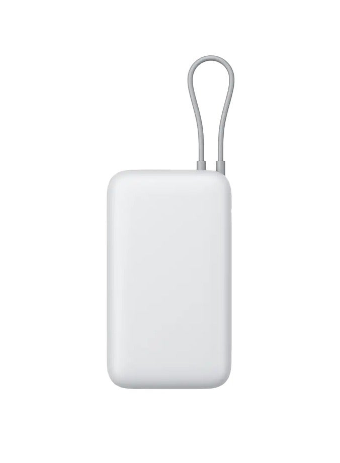 Xiaomi Power Bank Integrated Cable USB-C and USB Ports 20000mAh 22.5W BHR9738GL Light Grey - Image 3