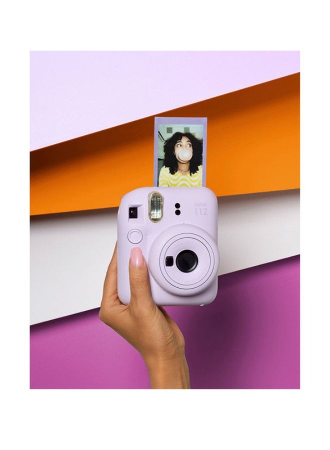 Fujifilm Instax Mini12 Instant Camera Kit (Lilac Purple) Mini12 Camera case Purple,instax mini film 10pk Soft lavender, Acrylic Photo Frame,Wooden Photo Bag Tag/ornament - Image 4