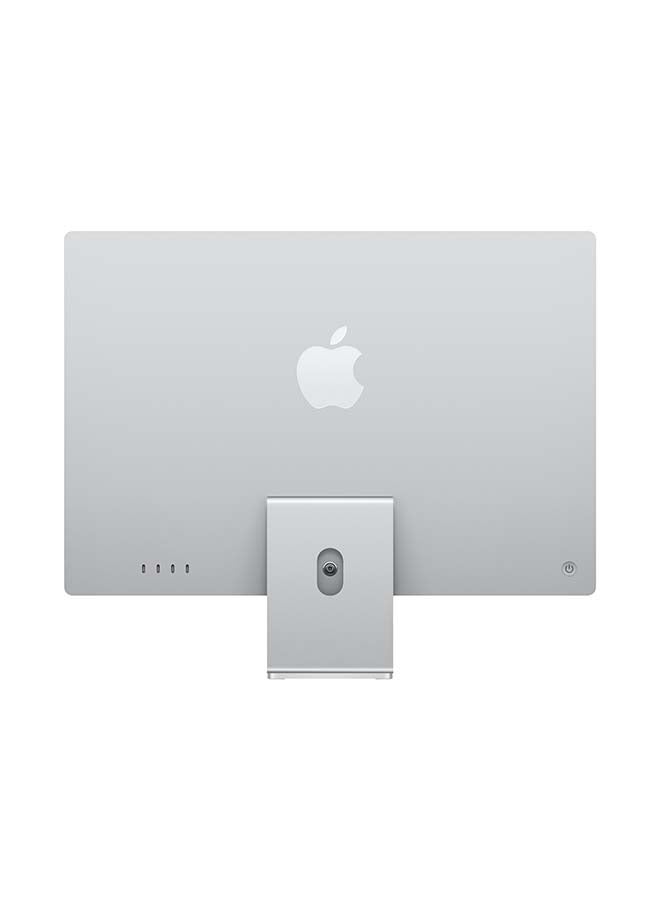 ابل  24-inch iMac MD3H4 with Retina 4.5K Display With Nano-texture Display, M4 Chip 10-Core CPU 10-Core GPU Processor/16GB RAM/256GB SSD/macOS English, Silver English Silver - Image 2