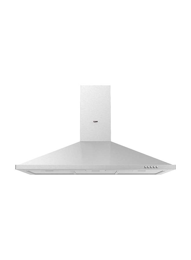 terim Wall Mounted Chimney Cooker Hood, 89.6 cm, Turkish XPHO90PYS Steel - Image 1