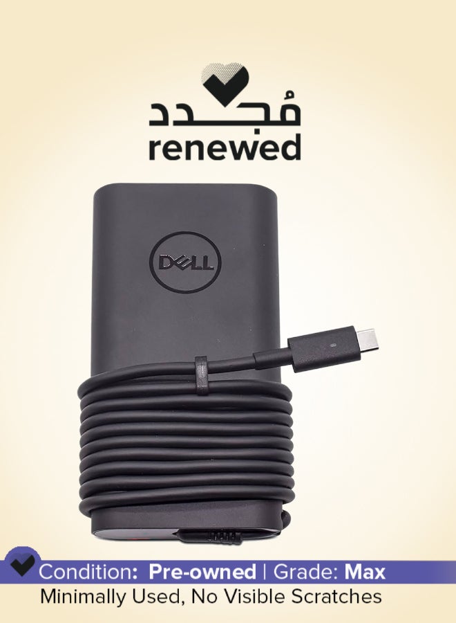 DELL Renewed -  Type-C 130W Laptop Charger Adapter Black - Image 1