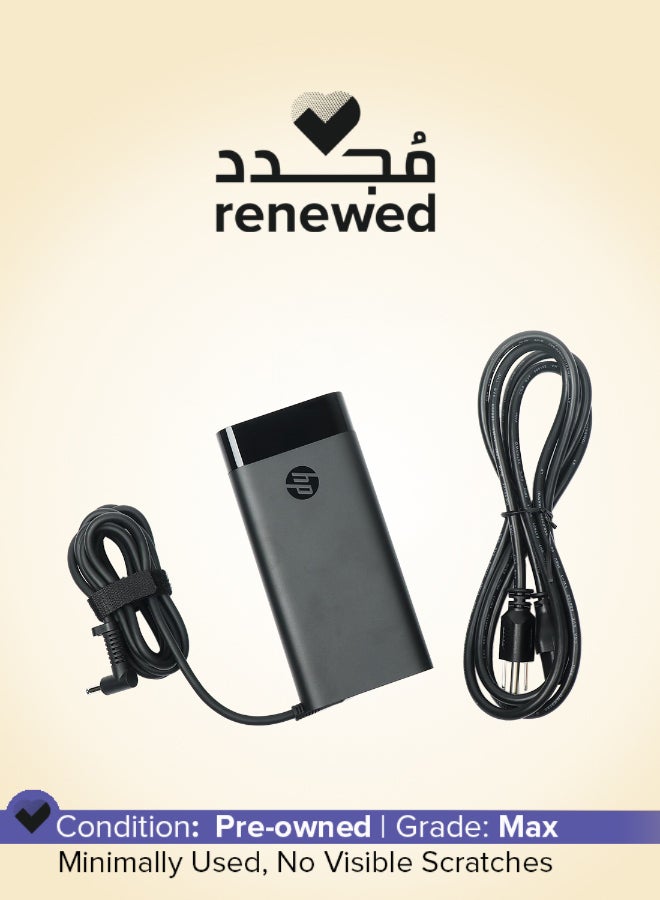 HP Renewed -  Big Pin 200W Laptop Charger Adapter Black - Image 1