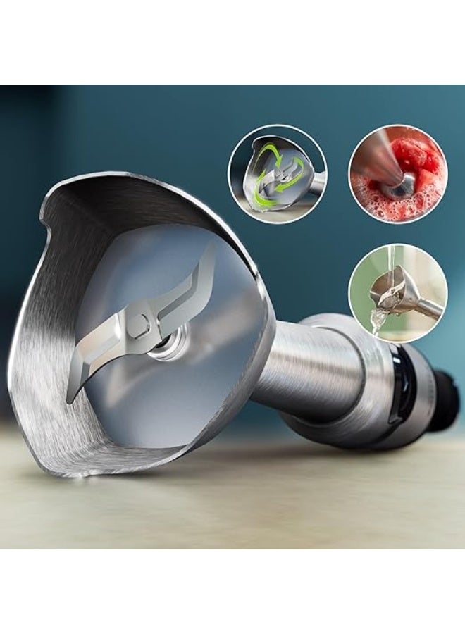 Philips Hand Blender, 500ml, 1200W, Silver/Black, HR2684/00 - Image 3