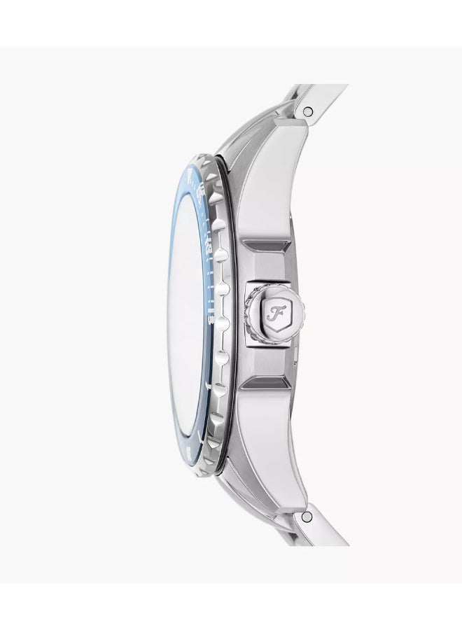 FOSSIL Women's Blue Dive Three-Hand Stainless Steel Watch ES5353 - 36mm - Image 2