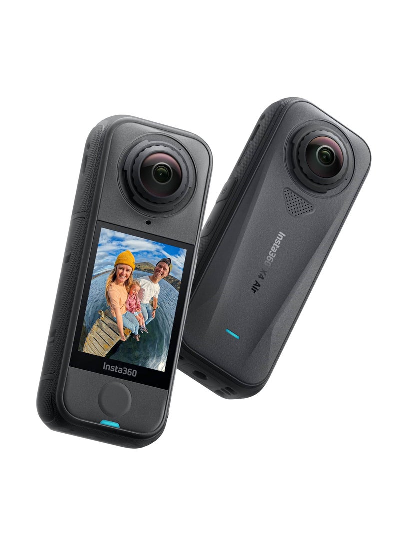 انستا 360 X4 Air Essential Bundle | Lightest 8K 360 Action Camera for Epic Adventures | for Travel, Sports, Family Moments, Vlogging | Smooth, Stable, Easy-to-Edit Videos Anytime, Anywhere - Black - Image 2
