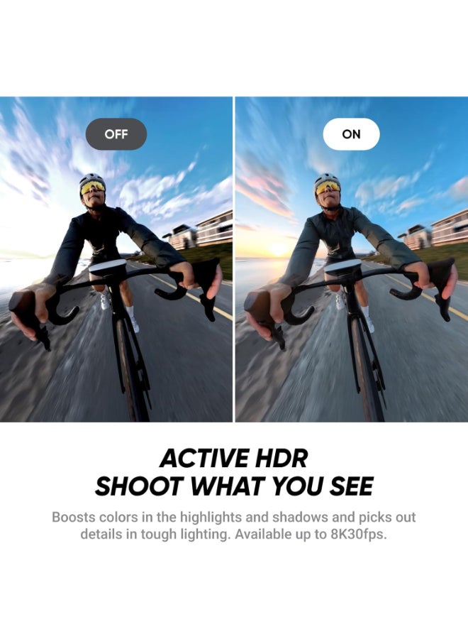 Insta360 X4 Air Starter Bundle | Lightest 8K 360 Action Camera for Epic Adventures | for Travel, Sports, Family Moments, Vlogging | Smooth, Stable, Easy-to-Edit Videos Anytime, Anywhere - Black - Image 4