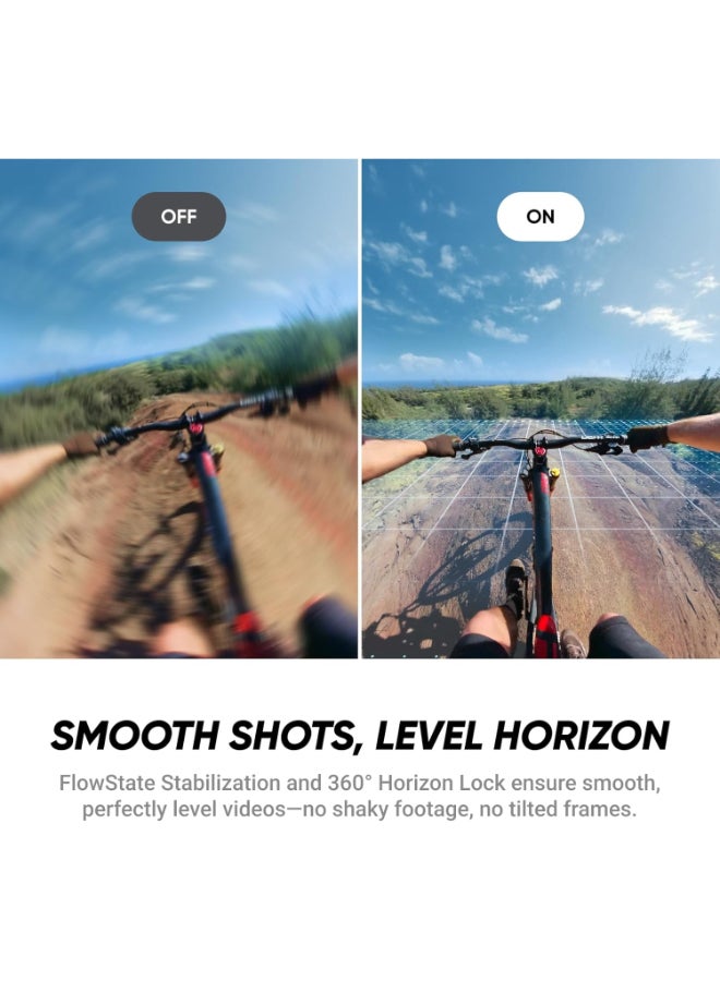 Insta360 X4 Air Starter Bundle | Lightest 8K 360 Action Camera for Epic Adventures | for Travel, Sports, Family Moments, Vlogging | Smooth, Stable, Easy-to-Edit Videos Anytime, Anywhere - Black - Image 5