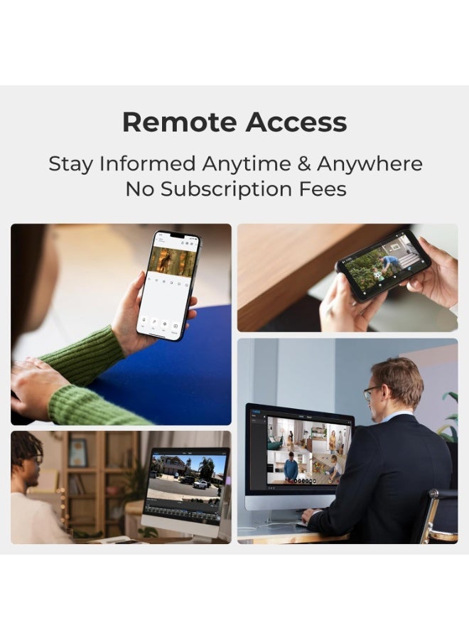 reolink 12MP PoE Security Camera System with 8CH NVR & 2TB HDD | 4 Wired IP CCTV Cameras, Person/Vehicle/Animal Detection, Spotlight Color Night Vision, H.265 UHD Surveillance Kit (NVS8-12MD4) - Image 2