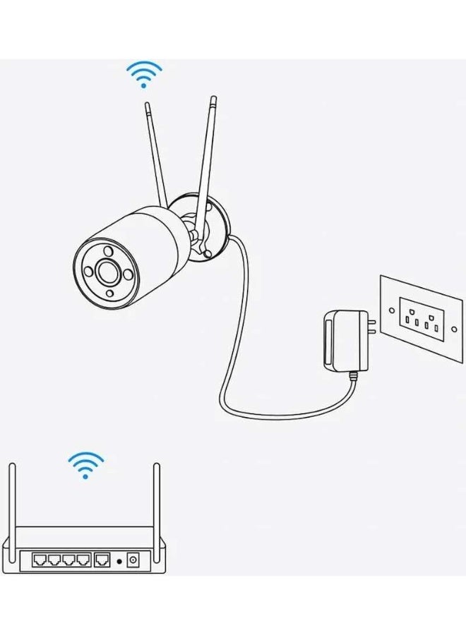 reolink 4K Wi-Fi 6 Outdoor Security Camera W430, 8MP Color Night Vision, Human/Vehicle/Animal Detection, Dual-Band 2.4/5GHz, 2-Way Audio, IP67 Waterproof - Image 4