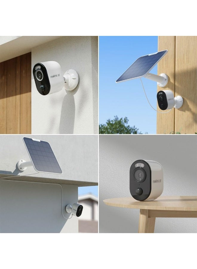 reolink Argus 3 Ultra 4K Outdoor Security Camera | 8MP Color Night Vision, AI Human/Vehicle Detection, Wireless Wi-Fi, Two-Way Audio, IP65 Weatherproof, Smart Home Surveillance - Image 2