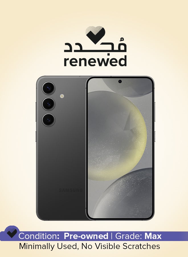 Samsung Renewed - Galaxy S24 Dual SIM Onyx Black 8GB RAM 128GB 5G - International Version - Image 1