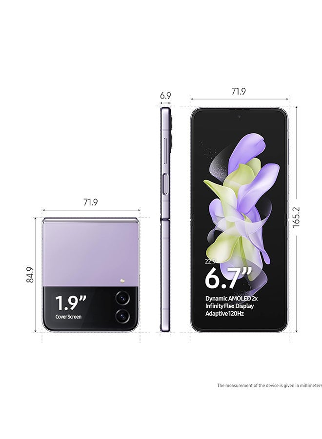 Samsung Renewed - Galaxy Z Flip 4 5G Dual sim Bora Purple 8GB RAM 256GB - International Version - Image 3