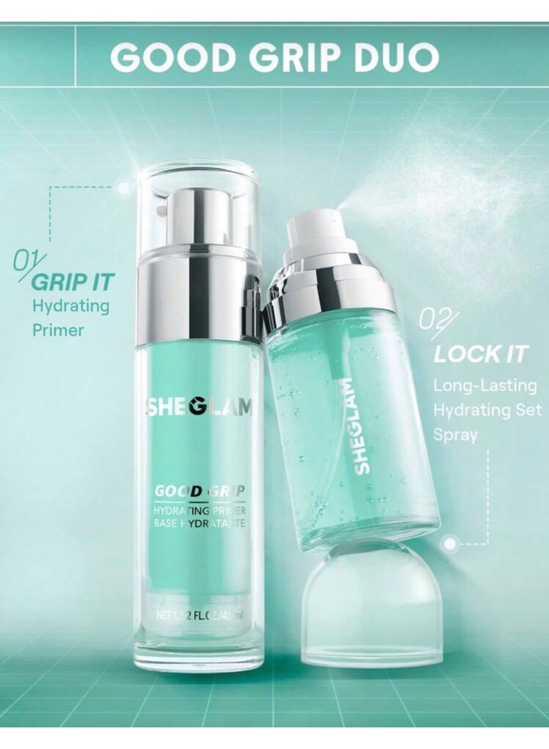 SHEGLAM Good Grip Hydrating Prime & Set Spray Clear - Image 4