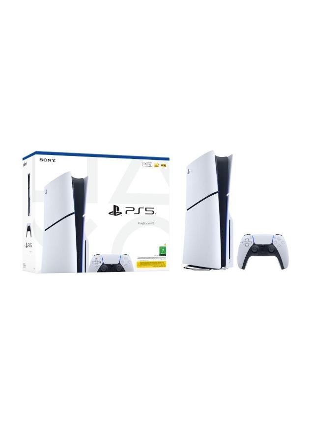 Sony PlayStation 5 Slim Disc Console (KSA Version) With Extra Controller Grand Theft Auto V And EA FC 26 - Image 2