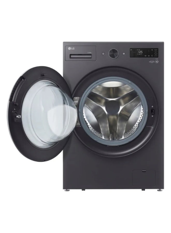 إل جي LG 15Kg/8 Washer & Dryer 6 Motion AI DD Motor TruboWash TurboDry F0Z6DRP24 15 kg F0Z6DRP24 Dark Silver - Image 2