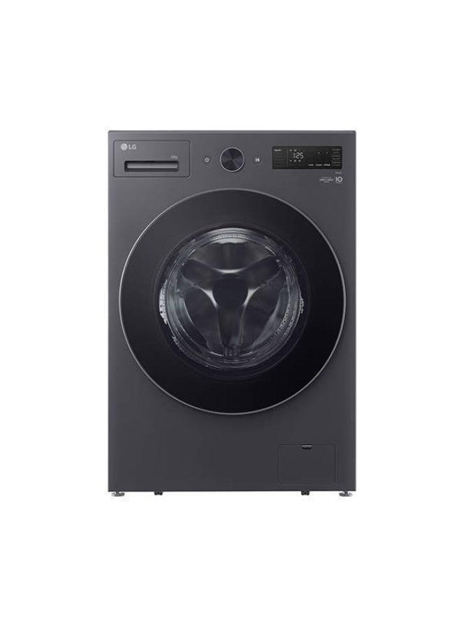إل جي LG 8 kg Front Load, 1400RPM, ThinQ (Wi-Fi) F4Y2TYGYZ 8 kg F4Y2TYGYZ black - Image 1