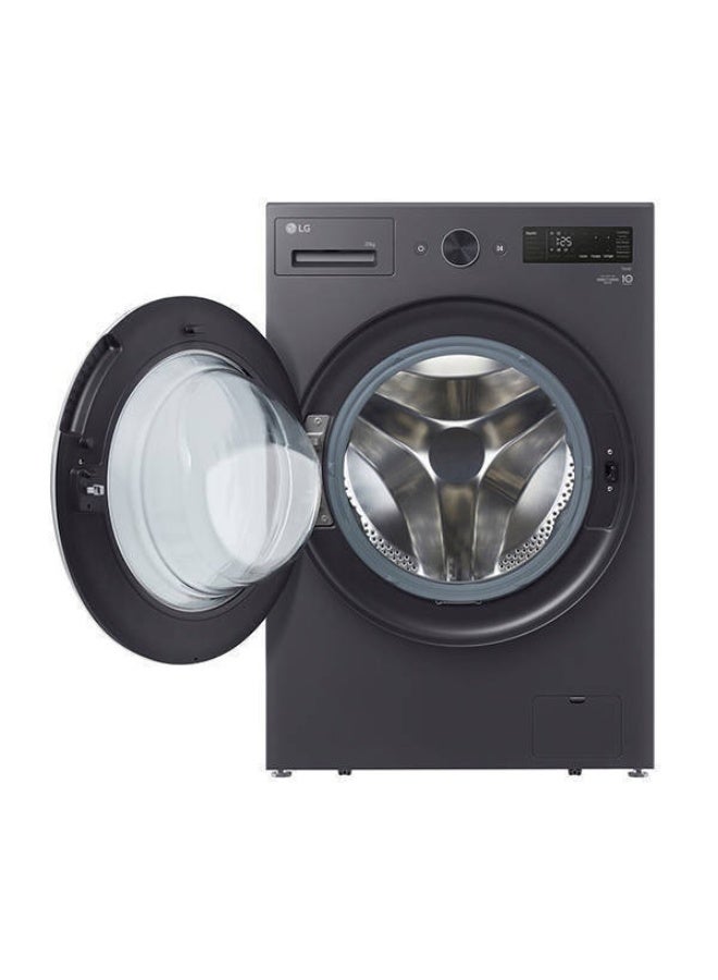 إل جي LG 8 kg Front Load, 1400RPM, ThinQ (Wi-Fi) F4Y2TYGYZ 8 kg F4Y2TYGYZ black - Image 3