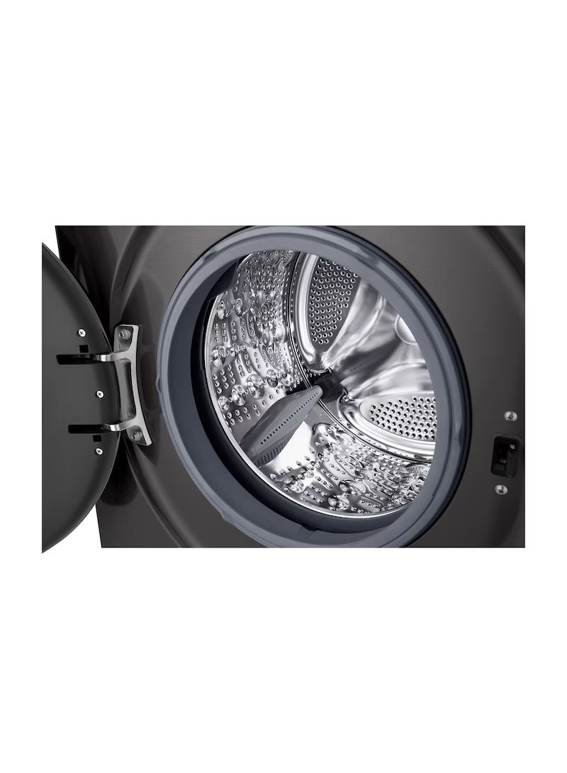 إل جي LG 8 kg Front Load, 1400RPM, ThinQ (Wi-Fi) F4Y2TYGYZ 8 kg F4Y2TYGYZ black - Image 5