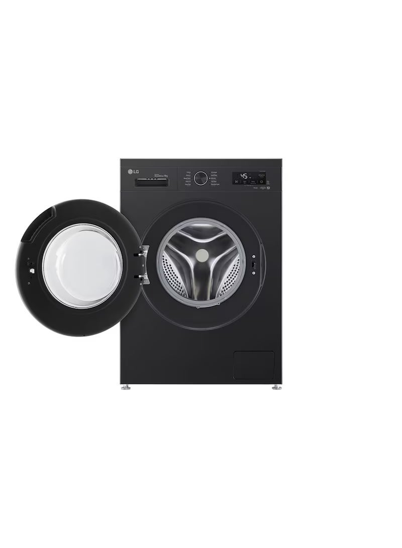 إل جي LG 9 kg Front Load, 1400RPM, ThinQ (Wi-Fi) F4Y2VYGYX 9 kg F4Y2VYGYX black - Image 2
