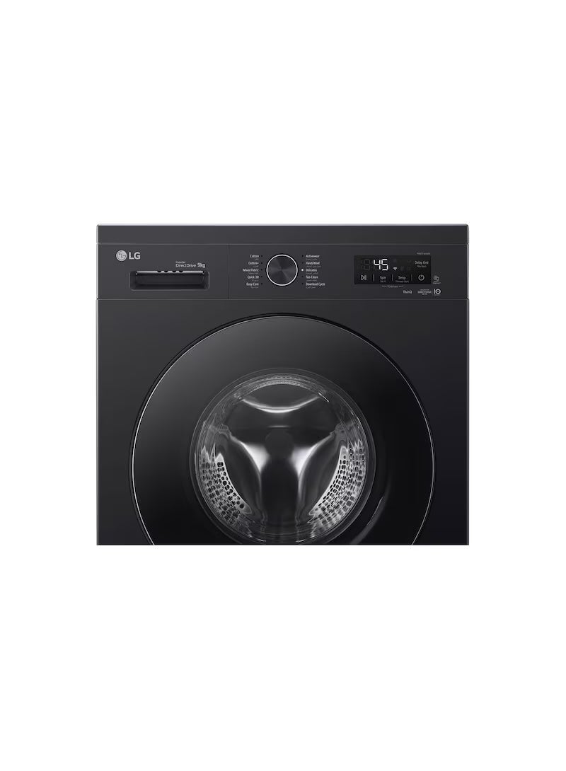 إل جي LG 9 kg Front Load, 1400RPM, ThinQ (Wi-Fi) F4Y2VYGYX 9 kg F4Y2VYGYX black - Image 5