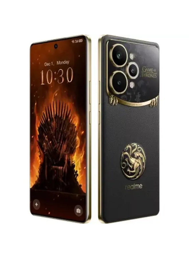 ريل مي 15 برو 5G لعبة العروش نار التنين أسود 12 جيجابايت رام 512 جيجابايت مع سماعات ريلمي بودز T200 مجانية (قد يختلف لون الهدية) - Image 2