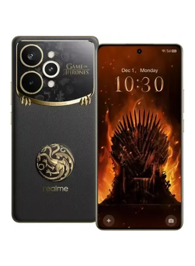 ريل مي 15 برو 5G لعبة العروش نار التنين أسود 12 جيجابايت رام 512 جيجابايت مع سماعات ريلمي بودز T200 مجانية (قد يختلف لون الهدية) - Image 3