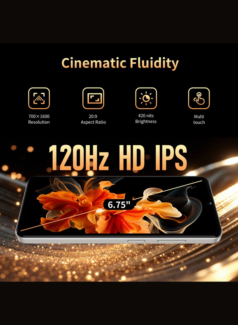 G-Tab G9 4G Smartphone – 10 GB RAM + 128 GB Storage, 6.7-Inch FHD+ Display, AI Dual Camera, 5160 mAh Battery, Dual SIM, Android 15 - Image 4