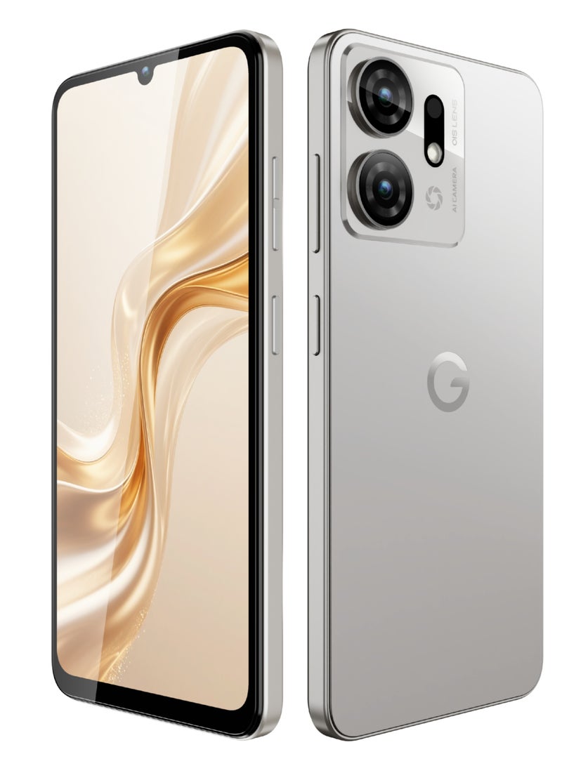 G-Tab G9 4G Smartphone – 10 GB RAM + 128 GB Storage, 6.7-Inch FHD+ Display, AI Dual Camera, 5160 mAh Battery, Dual SIM, Android 15, Titanium Gold - Image 1