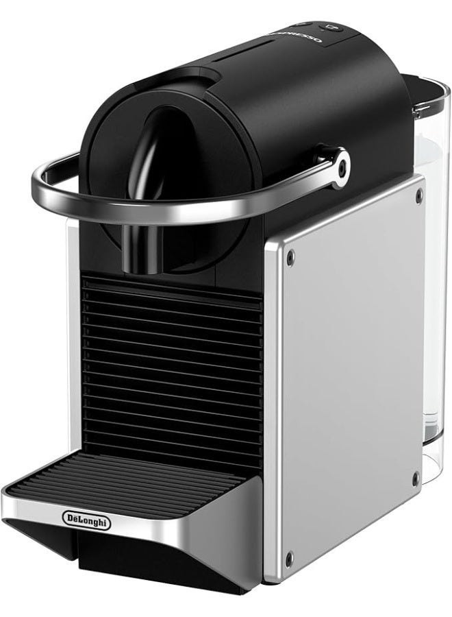Nespresso De'Longhi Pixie, Fully Automatic Coffee Machine, One-Button Coffee Machine with Multi-Function, Welcome Set Included, Compact Design, 19 Bar Pressure, 1 L 1260 W EN127.S Silver - Image 1