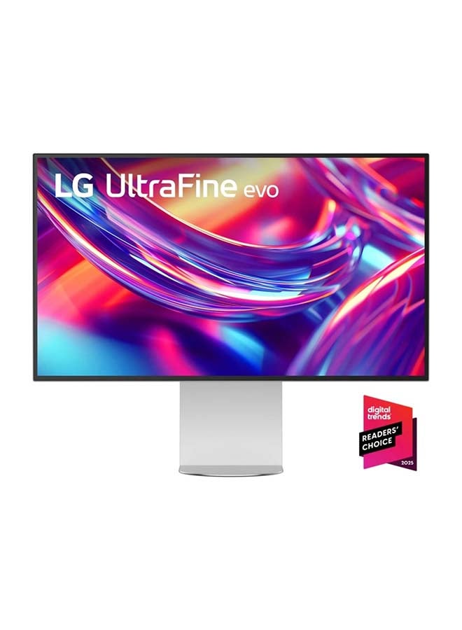 LG 32 Inch UltraFine evo 6K Nano IPS Black Monitor with Thunderbolt 5 Silver - Image 1