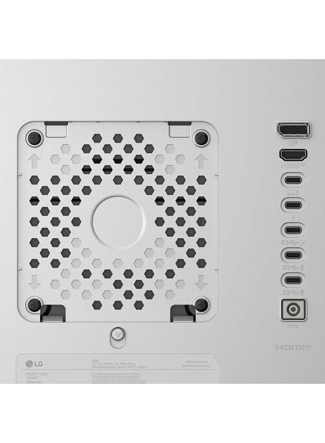 LG 32 Inch UltraFine evo 6K Nano IPS Black Monitor with Thunderbolt 5 Silver - Image 3