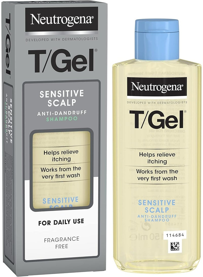 نيوتروجينا شامبو تي جيل المضاد للقشرة لفروة الرأس الحساسة 150 مل