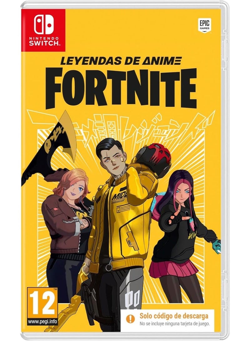 إبيك جيمز أساطير فورتنايت الأنمي (رمز فقط) [متعدد اللغات] - نينتندو سويتش - Image 1