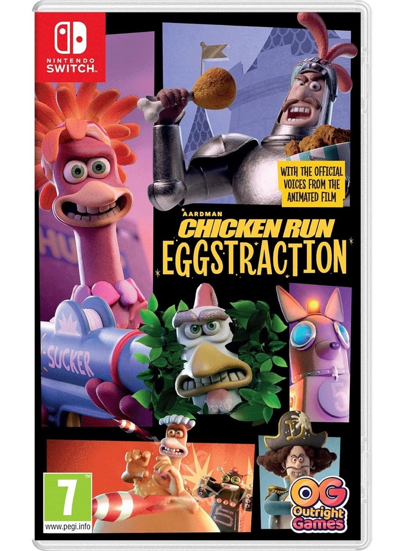 أوت رايت جيمز تشicken Run: Eggstraction - نينتندو سويتش - Image 1