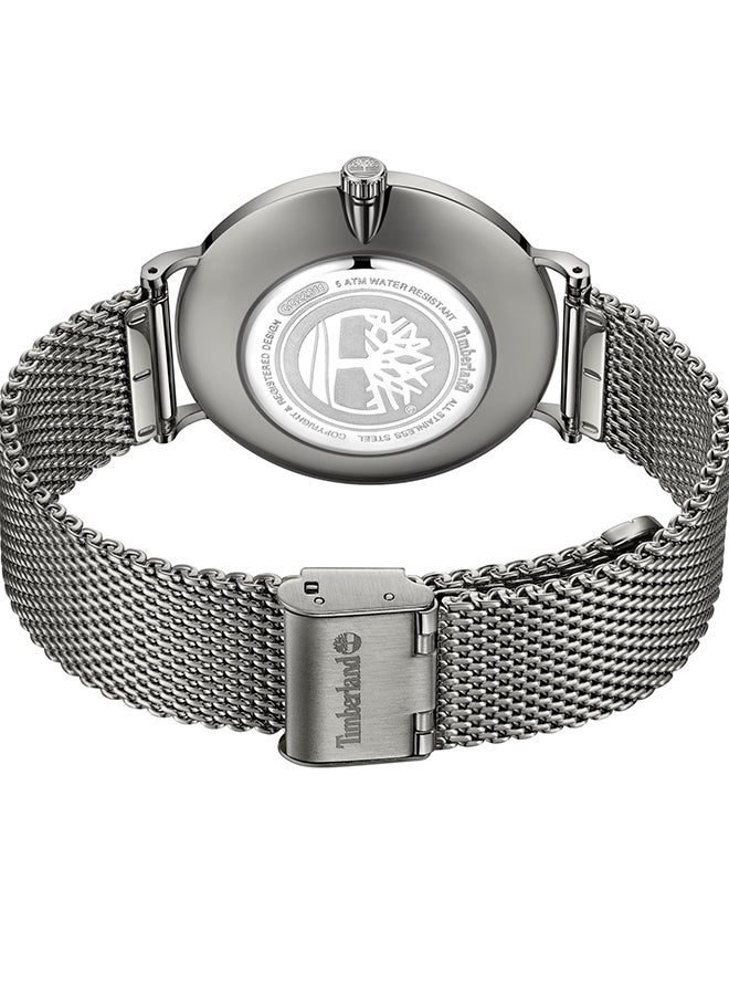 Timberland Men's Rangeley  Men's Blue Dial Silver Stainless Steel Bracelet Analog Watch 5ATM - Image 3