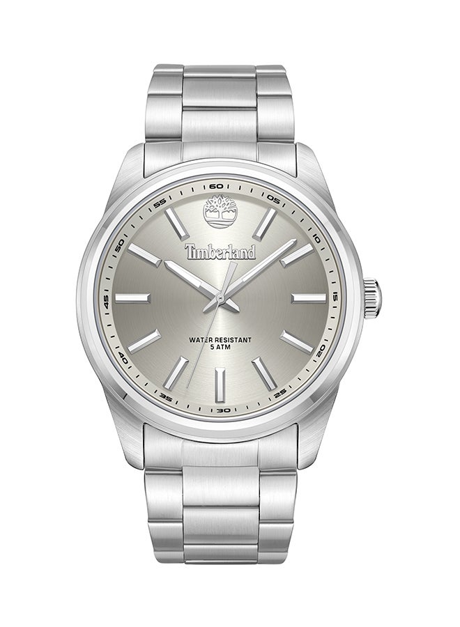 Timberland Men's Northbridge Men's Champagne Dial Silver Stainless Steel Bracelet Analog Watch 45mm - Image 1