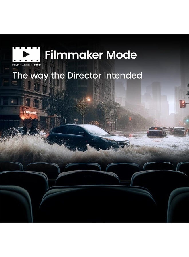 هايسنس تلفاز ذكي 100 بوصة QLED، VIDAA U8، Dolby Atmos، وضع الألعاب 144Hz برو، لون النقاط الكمومية، مضخم صوت مدمج، مصفوفة كاملة، ذكي تكيفي - Image 4