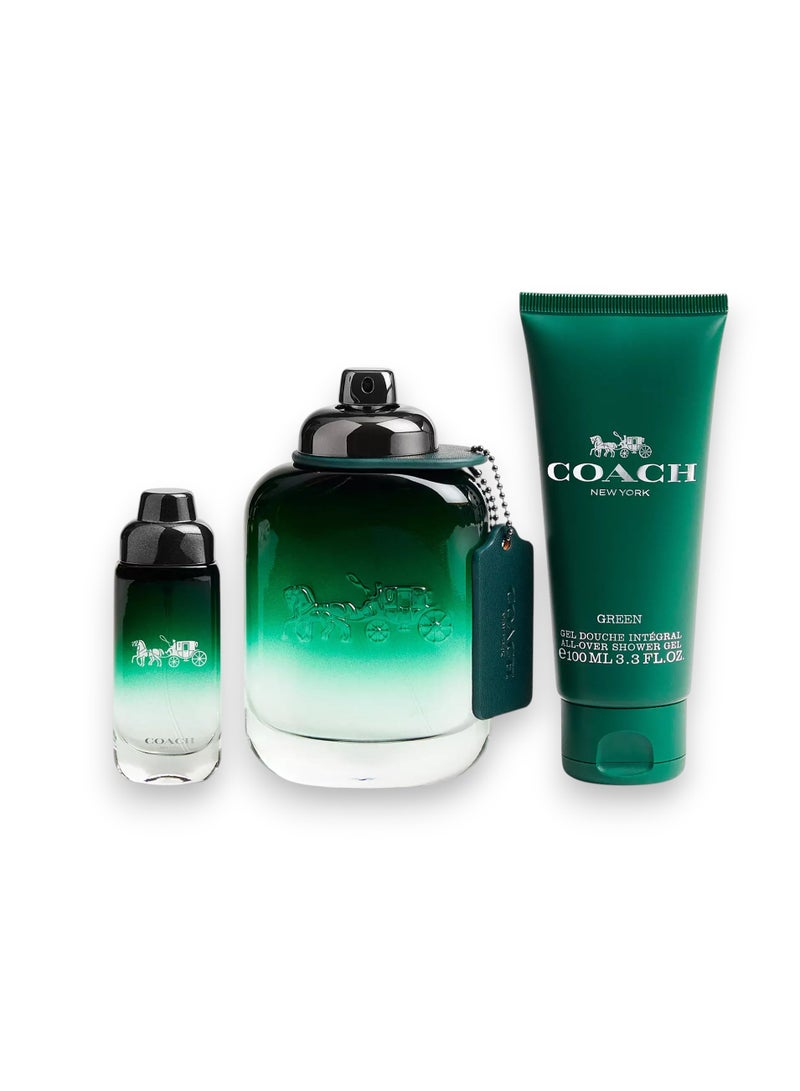 كوتش مجموعة هدايا خضراء من 3 قطع - Image 1
