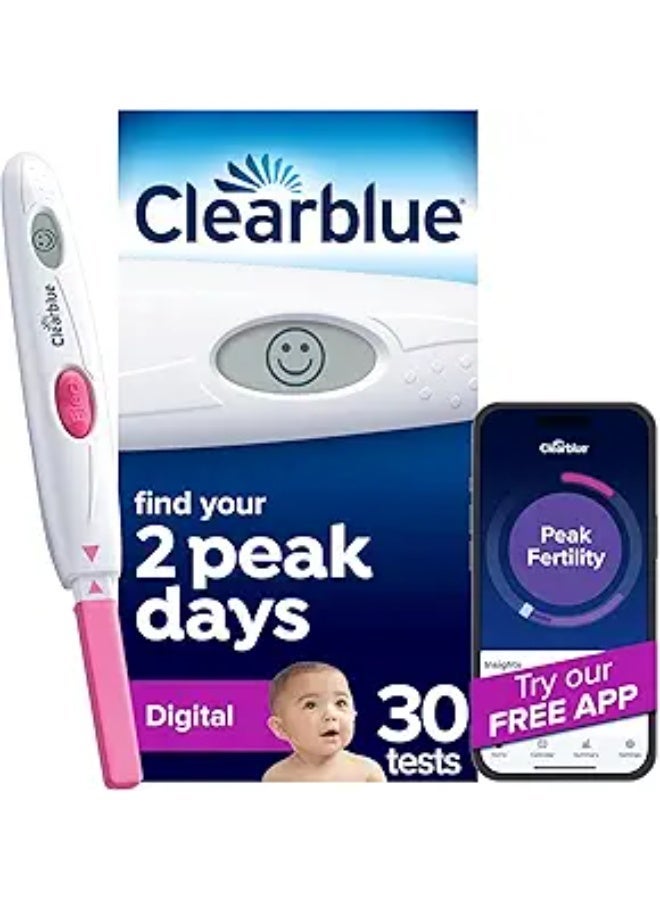 Clearblue Digital Ovulation Test, 30 Ct - Image 2