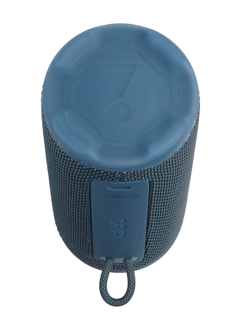 JBL Grip Compact Bluetooth Speaker, JBL Pro Sound with AI Sound Boost, IP68 Waterproof and Dustproof, Ambient Light, Up to 14 Hours Playback, Auracast Multi-Speaker, JBL Portable App, Blue blue - Image 4