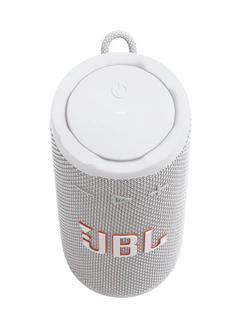 JBL Grip Compact Bluetooth Speaker, JBL Pro Sound with AI Sound Boost, IP68 Waterproof and Dustproof, Ambient Light, Up to 14 Hours Playback, Auracast Multi-Speaker, JBL Portable App, White white - Image 3