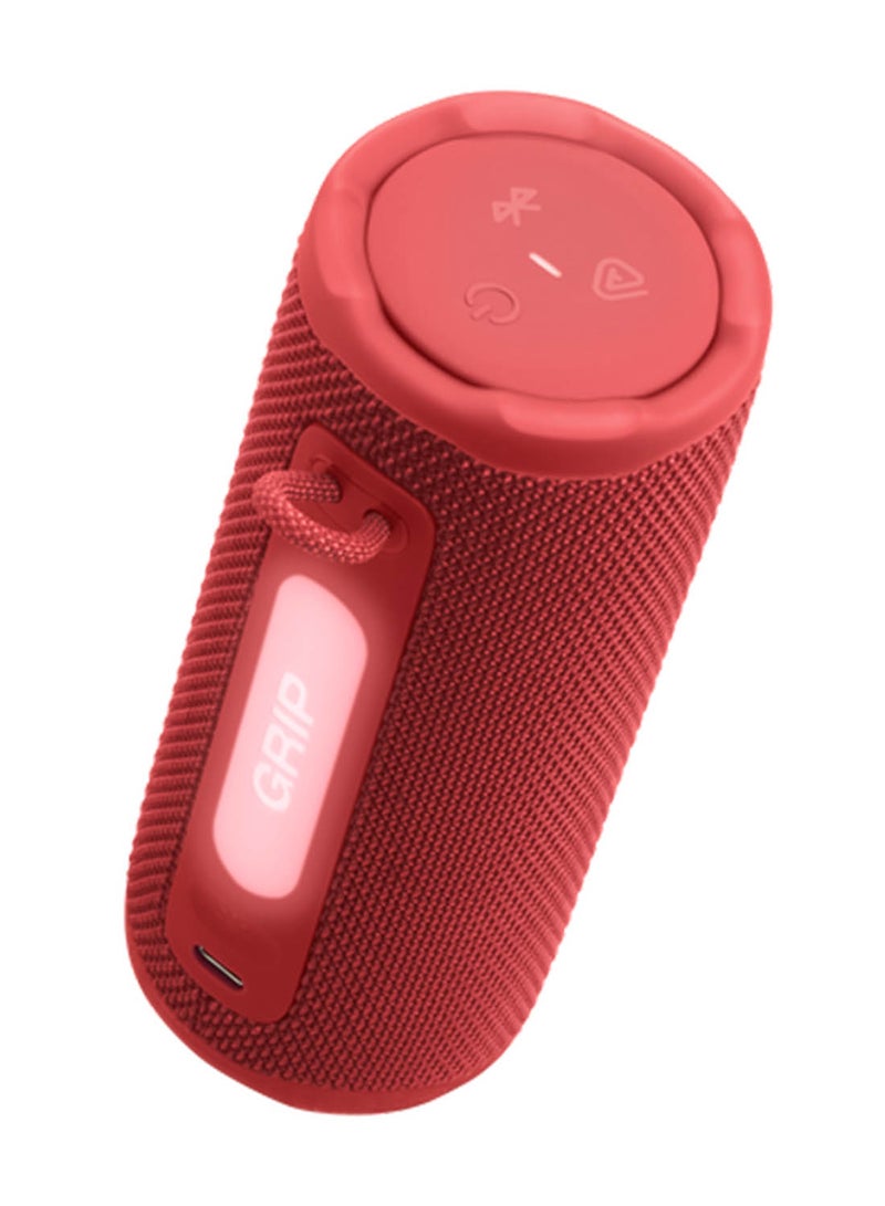 JBL Grip Compact Bluetooth Speaker, JBL Pro Sound with AI Sound Boost, IP68 Waterproof and Dustproof, Ambient Light, Up to 14 Hours Playback, Auracast Multi-Speaker, JBL Portable App, Pink pink - Image 5