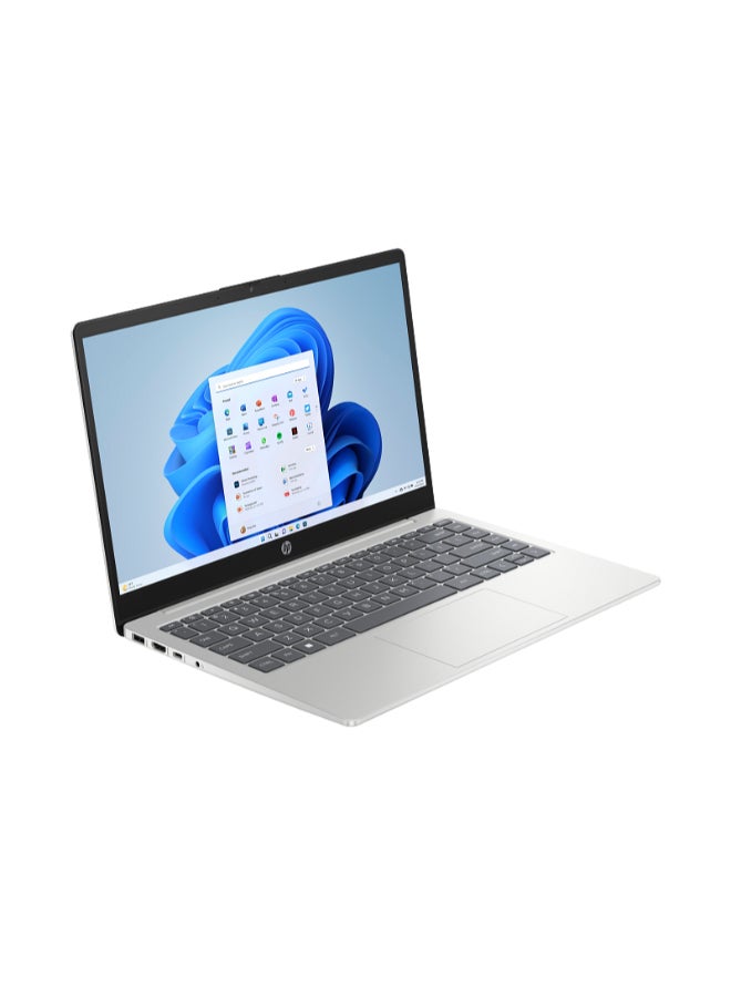 HP 14-em0027ne Laptop With 14-Inch Display, AMD Ryzen 5 7520U Processor/16GB RAM/512GB SSD/AMD Radeon Graphics/Windows 11 Home Natural Silver - Image 3