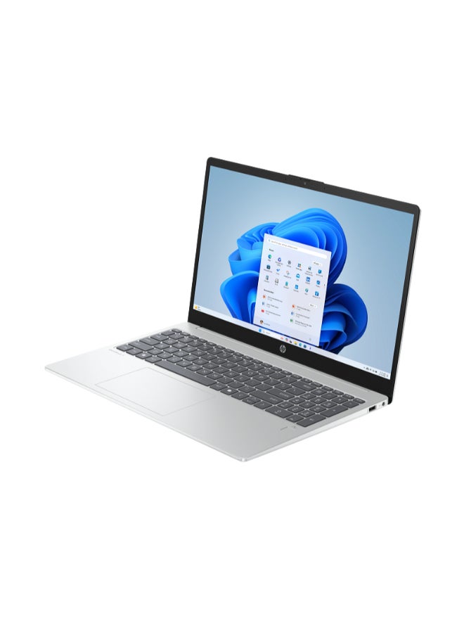 HP OmniBook 3 Laptop Next Gen AI 15-fn0004ne Laptop With 15.6-Inch Display, AMD Ryzen™ AI 5 Processor/16GB RAM/512GB SSD/AMD Radeon Graphics/Windows 11 Home Glacier Silver - Image 2