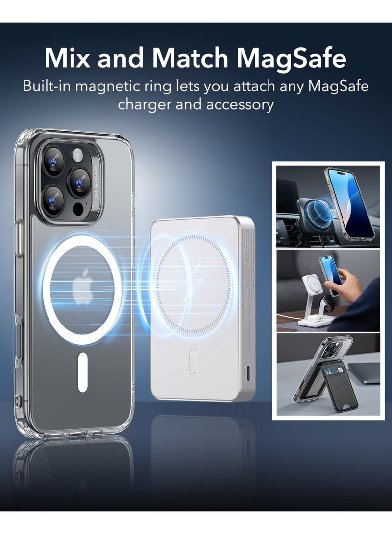ESR Classic Series Case and Screen Protector Set For iPhone 16 Pro Max, MagSafe-Compatible, Military-Grade Protection - Clear - Image 5