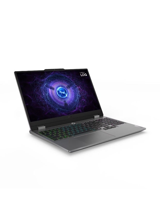 Lenovo LOQ 15IRX9 Gaming Laptop with LA1 Ai Chip | NVIDIA GeForce RTX 3050 6GB | Intel 13th Gen i5-13450HX | 15.6 Inch FHD IPS 144Hz 100% sRGB with G-Sync | 24GB DDR5 RAM | 512GB PCIe SSD | FHD Camera| Backlit Keyboard | Wi-Fi 6 | Luna Grey English/Arabic Luna Grey
