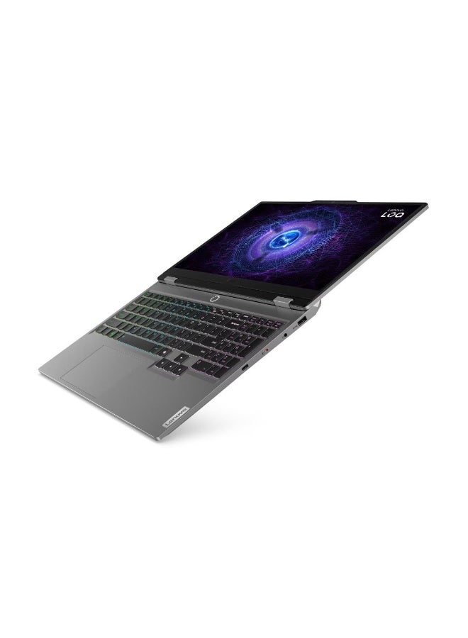 لينوفو Lenovo LOQ 15IRX9 Gaming Laptop with LA1 Ai Chip | NVIDIA GeForce RTX 3050 6GB | Intel 13th Gen i5-13450HX | 15.6 Inch FHD IPS 144Hz 100% sRGB with G-Sync | 24GB DDR5 RAM | 512GB PCIe SSD | FHD Camera| Backlit Keyboard | Wi-Fi 6 | Luna Grey English/Arabic Luna Grey - Image 4