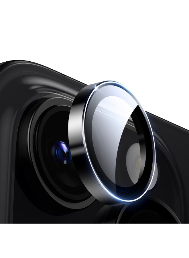 ESR Camera Lens Protector for iPhone 16 Pro Max / iPhone 16 Pro Ultra-tough HD Individual Lens Protectors, Ultra-thin Tempered Glass black - Image 2